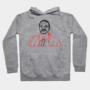 Pedro Pascal Line art Hoodie